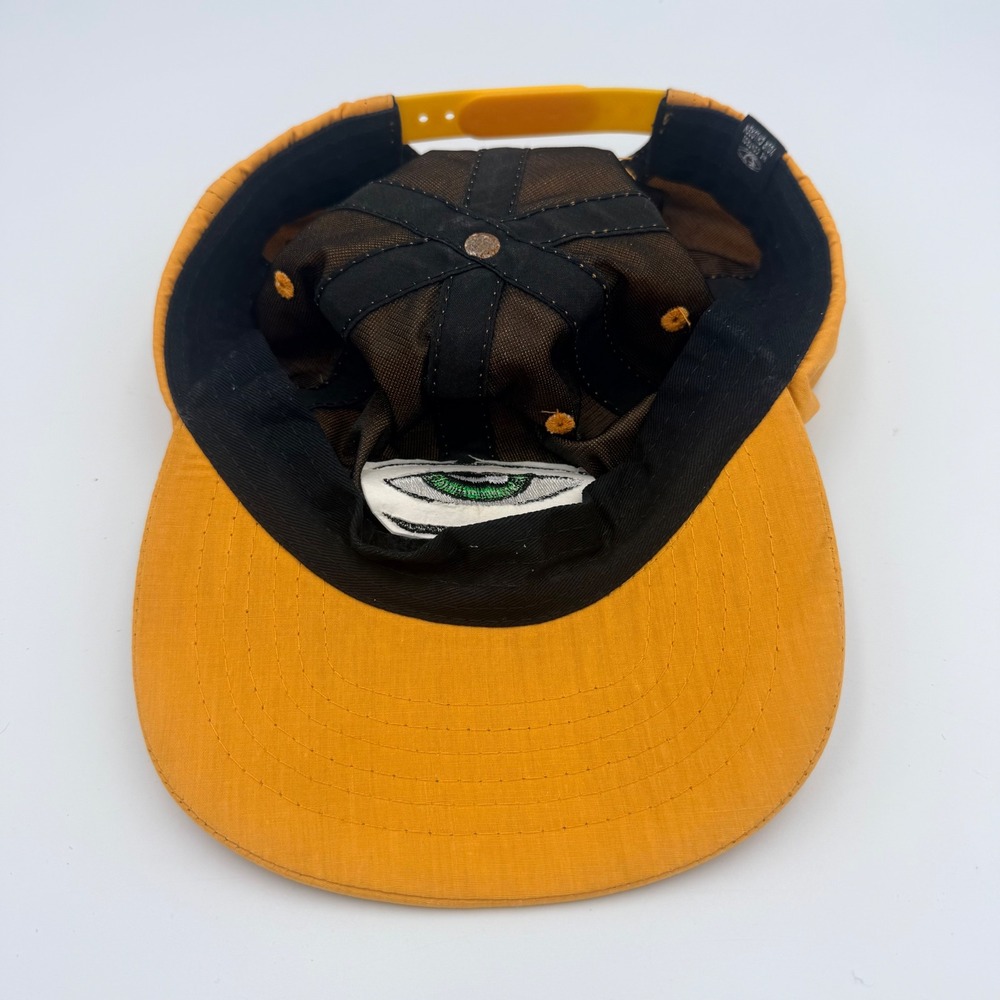 Toy Machine Eye Logo Snapback Hat Yellow 6-Panel Skateboard Cap Adjustable - Picture 6 of 8